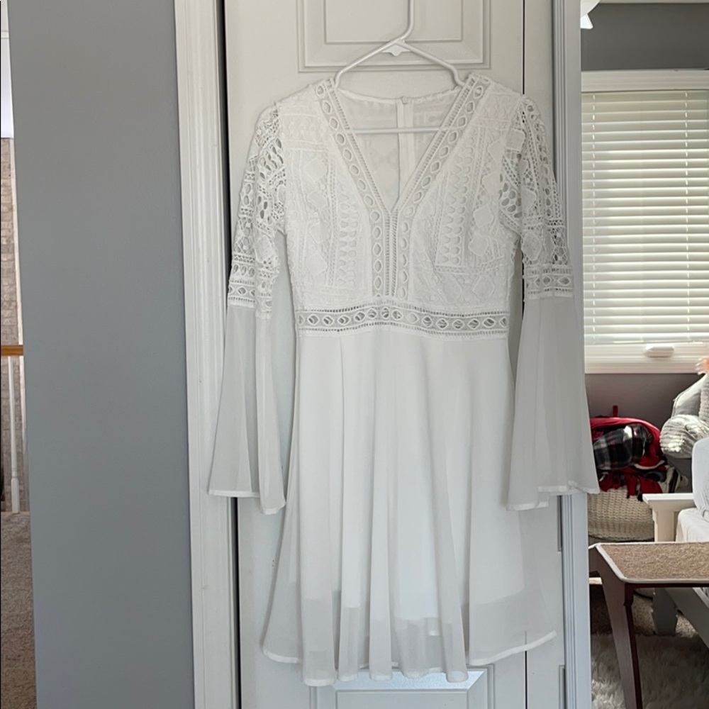 Lace White Dress